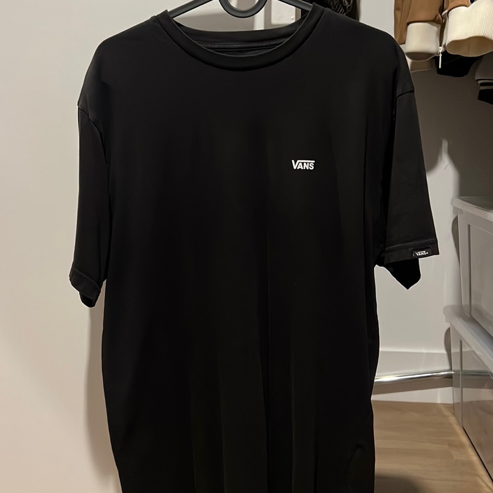 black vans tee